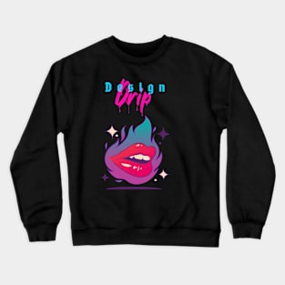 Design Drip Crewneck Sweatshirt